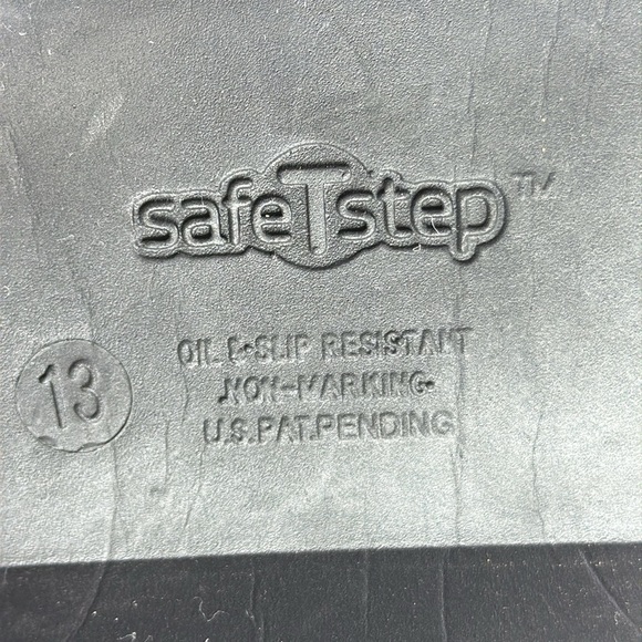 (W4) SafeTstep Comfort Men's Black Oxford Lace Up Work Shoes Anti-Slip 13 Men - Picture 11 of 12